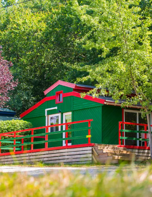 Chalet vert à louer