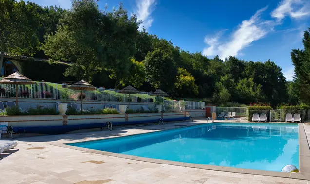 Schwimmbad auf dem Campingplatz