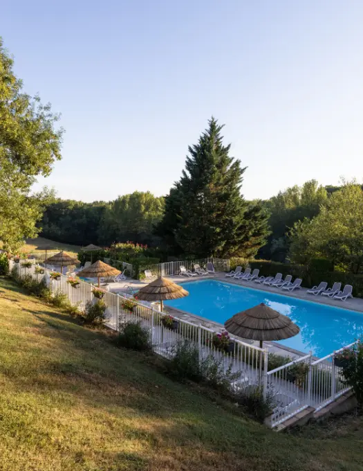Campingplatz mit Schwimmbad im Tarn
