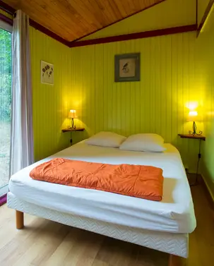 Bett im Chalet