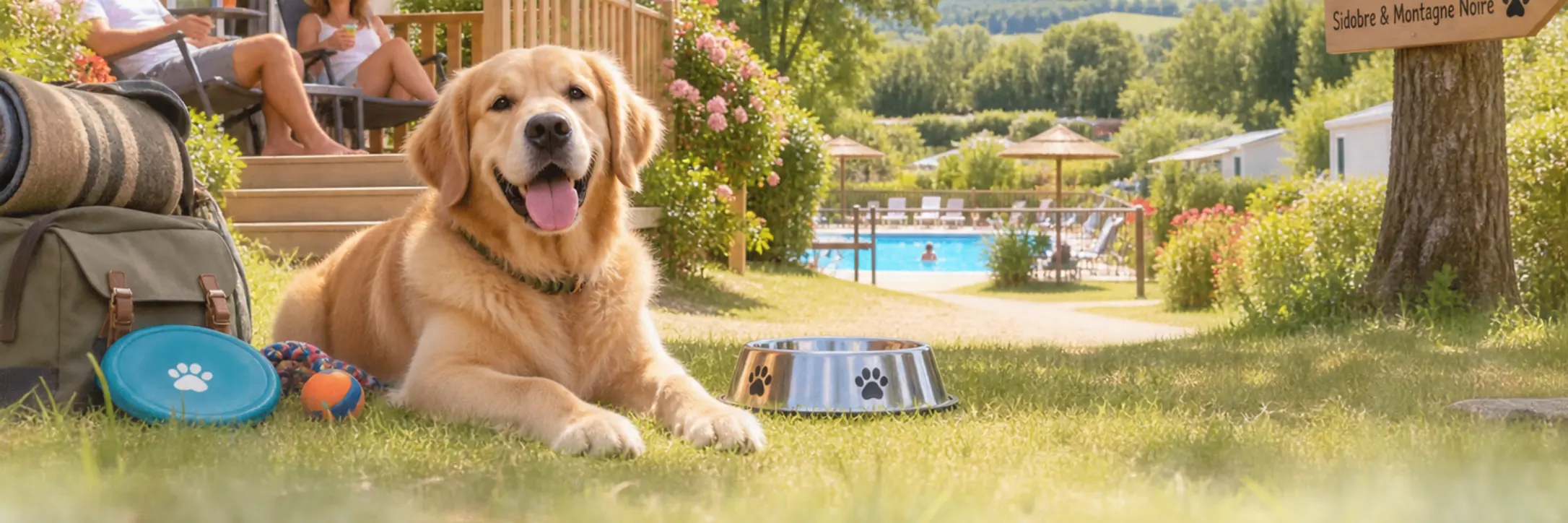 Campsite where pets are allowed
