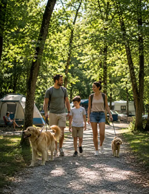Campsite for pets