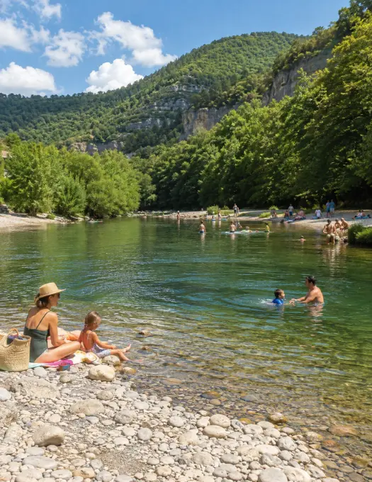 Lacs et baignades du Tarn