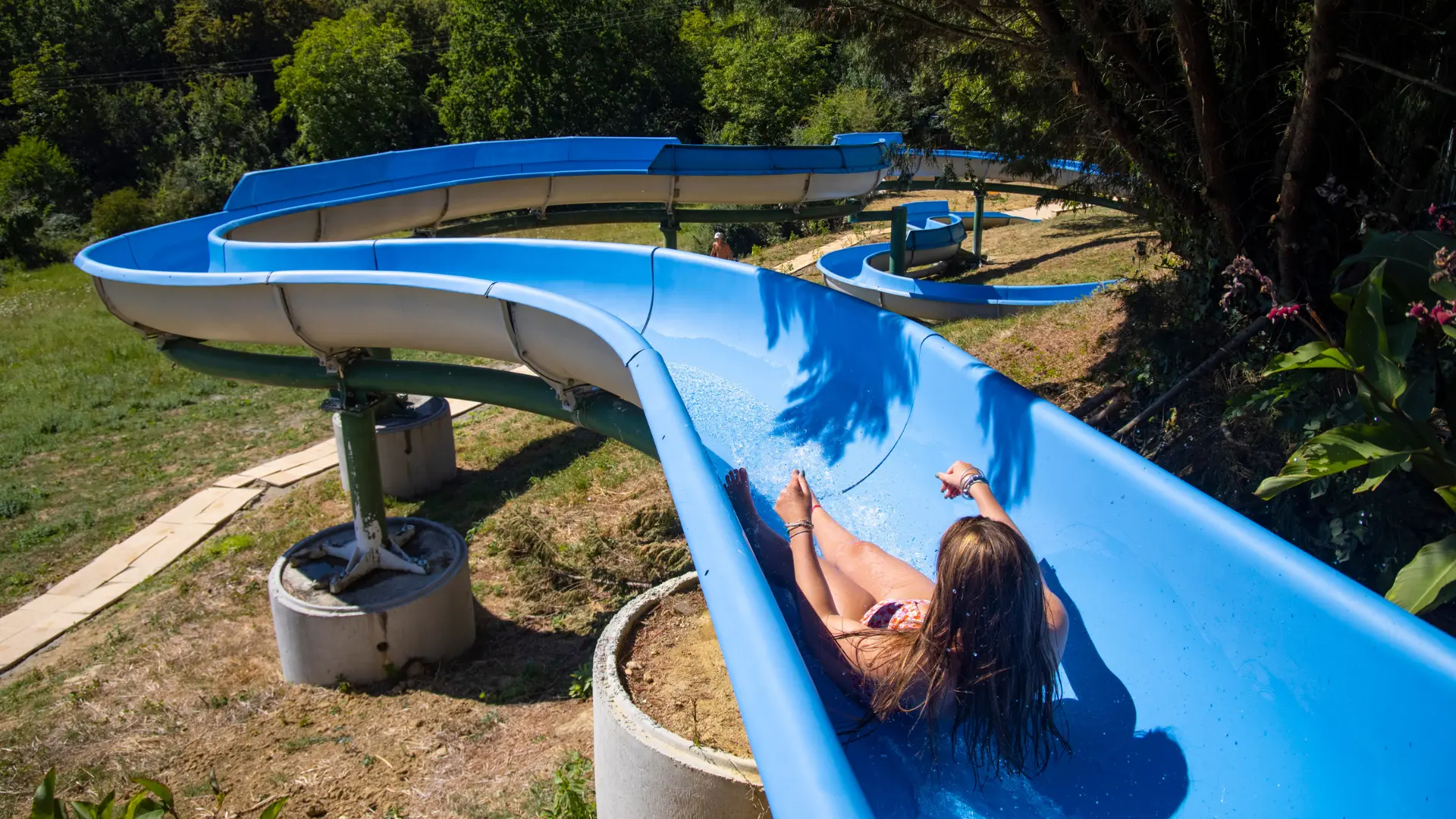 Wasserrutsche im Tarn