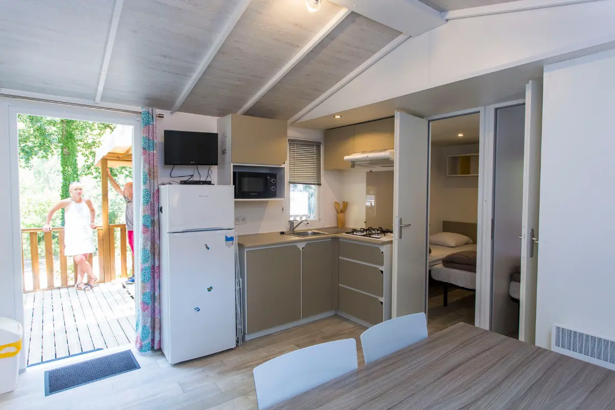 Cuisine du très grand mobil-home